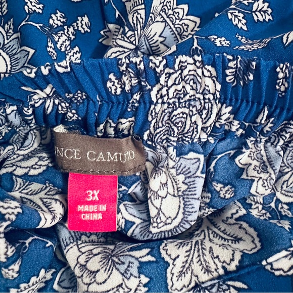 Vince Camuto Asymmetrical Maxi Skirt NWT Size 3X Color Deep Azure - Picture 5 of 7